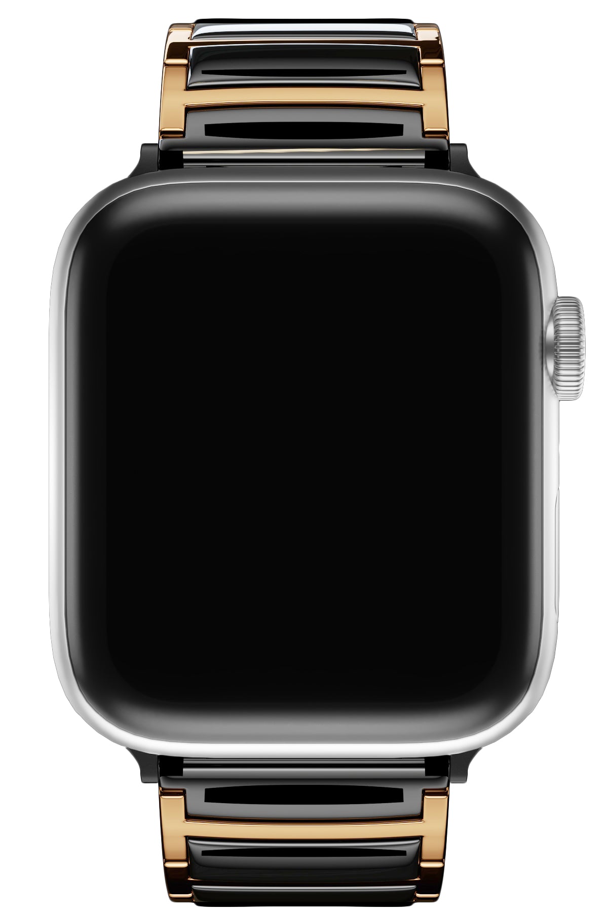 Apple Watch Uyumlu Çelik Seramik Luna Loop Kordon Kuvars  bikordon
