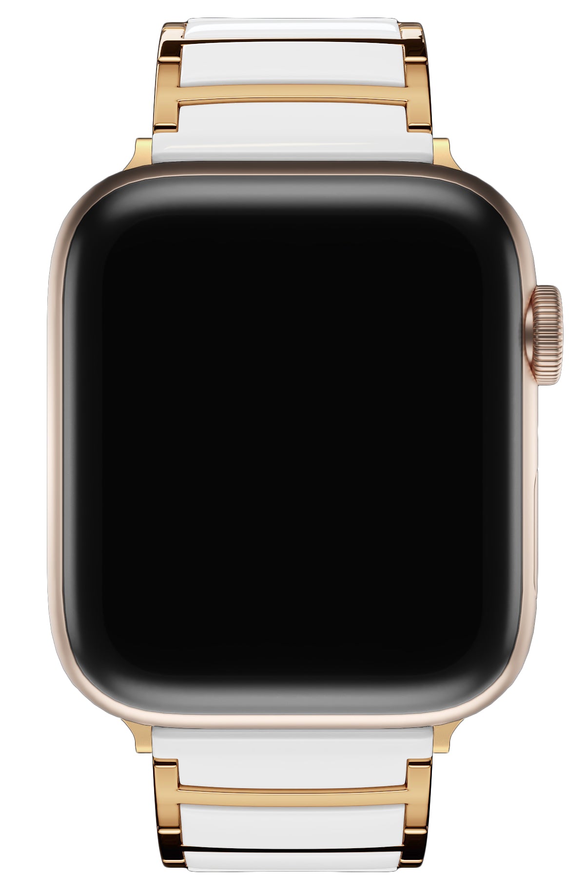 Apple Watch Uyumlu Çelik Seramik Luna Loop Kordon Sitrin  bikordon