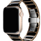 Apple Watch Uyumlu Çelik Seramik Luna Loop Kordon Kuvars  bikordon