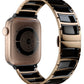 Apple Watch Compatible Steel Ceramic Luna Loop Band Quartz 