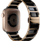 Apple Watch Uyumlu Çelik Seramik Luna Loop Kordon Kuvars  bikordon