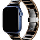 Apple Watch Uyumlu Çelik Seramik Luna Loop Kordon Kuvars  bikordon