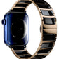 Apple Watch Uyumlu Çelik Seramik Luna Loop Kordon Kuvars  bikordon