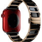 Apple Watch Uyumlu Çelik Seramik Luna Loop Kordon Kuvars  bikordon