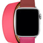 Apple Watch Compatible Spiralis Leather Band Lavender Pink 