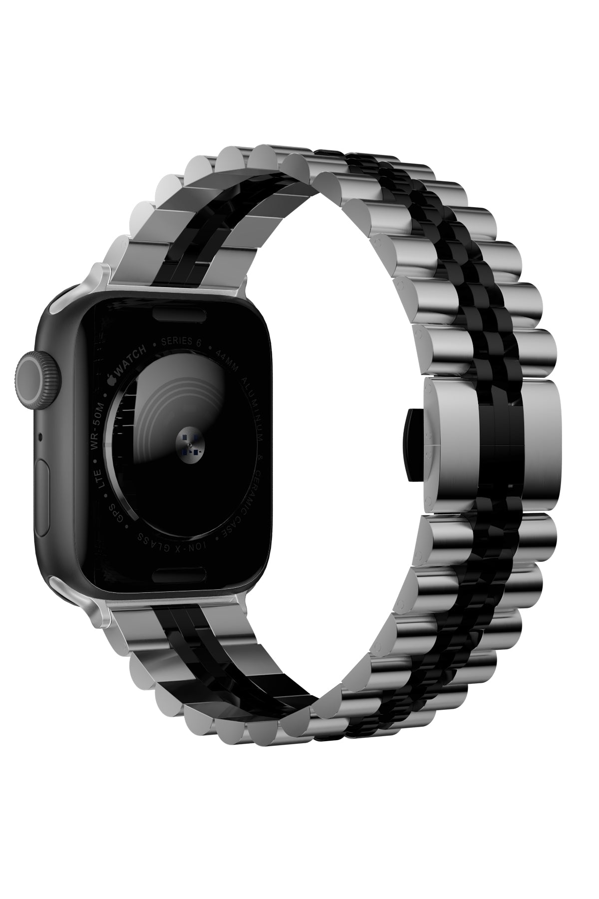 Apple Watch Uyumlu Olexi Çelik Loop Kordon Moonstone  bikordon