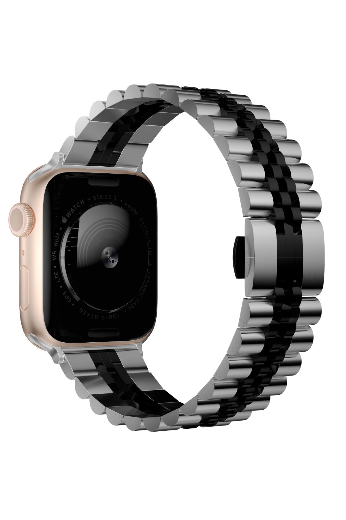 Apple Watch Uyumlu Olexi Çelik Loop Kordon Moonstone  bikordon