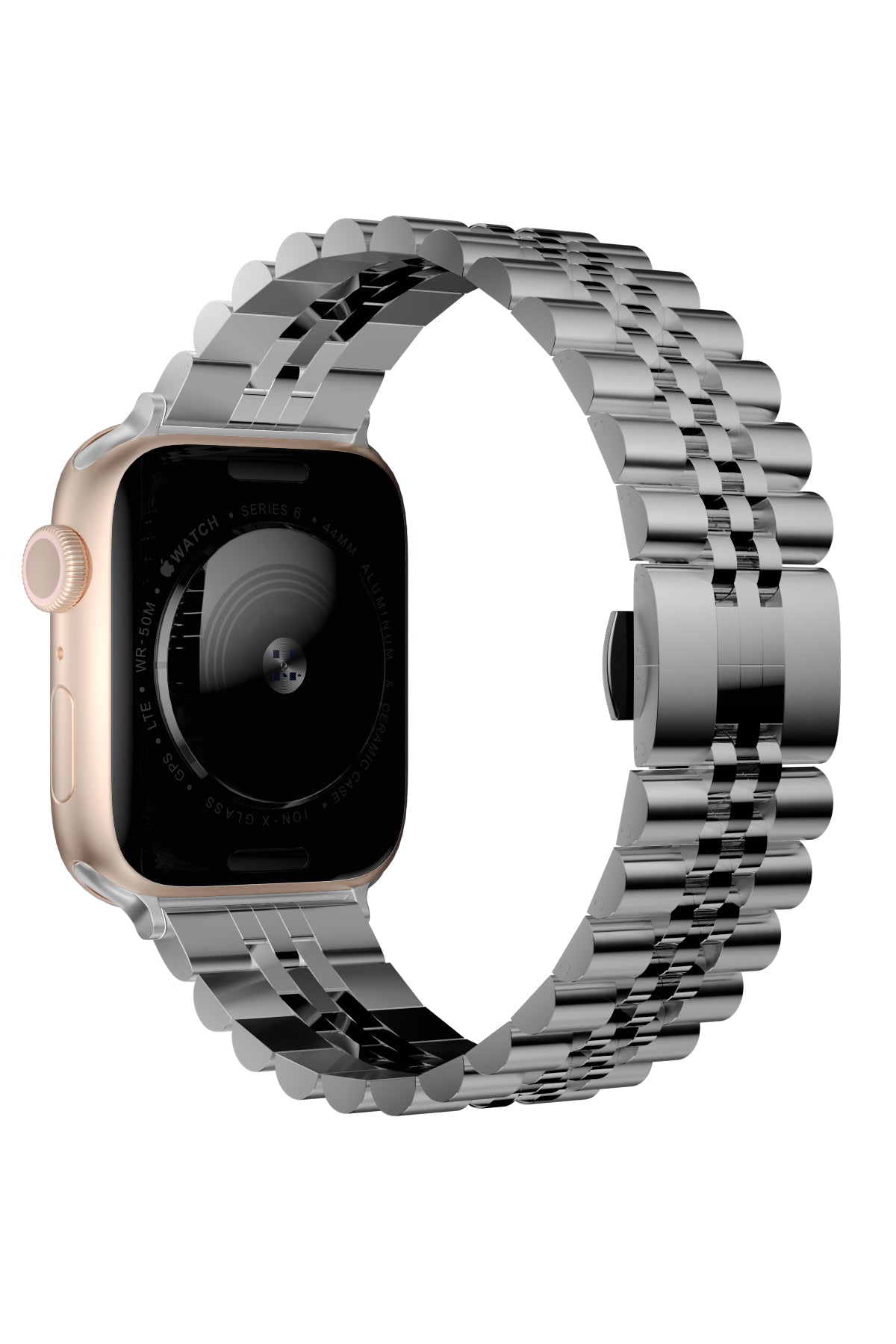 Apple Watch Uyumlu Olexi Çelik Loop Kordon Silver  bikordon