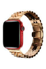 Apple Watch Uyumlu Olexi Çelik Loop Kordon Snapper