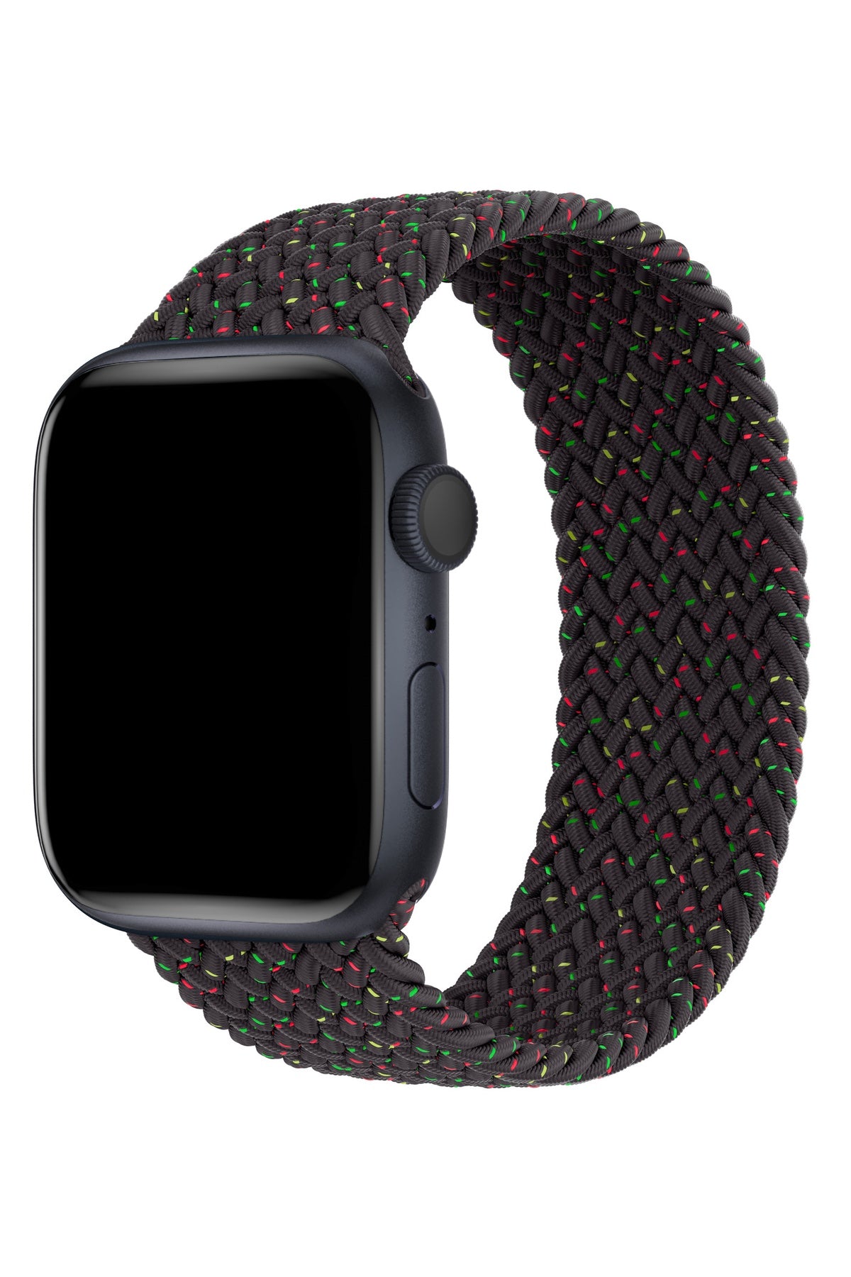 Apple Watch Uyumlu Örgü Loop Kordon Black Night  bikordon