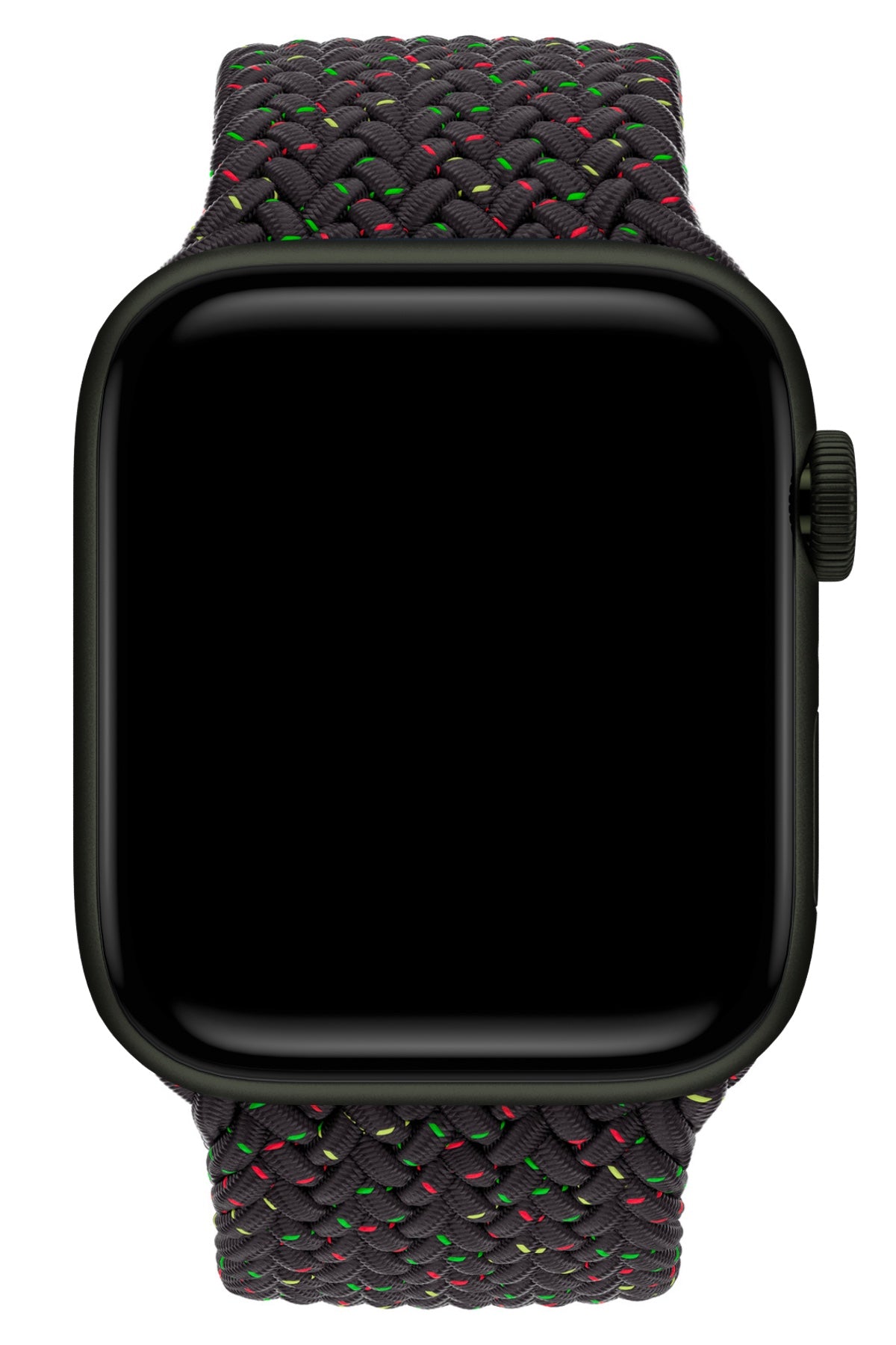 Apple Watch Uyumlu Örgü Loop Kordon Black Night  bikordon