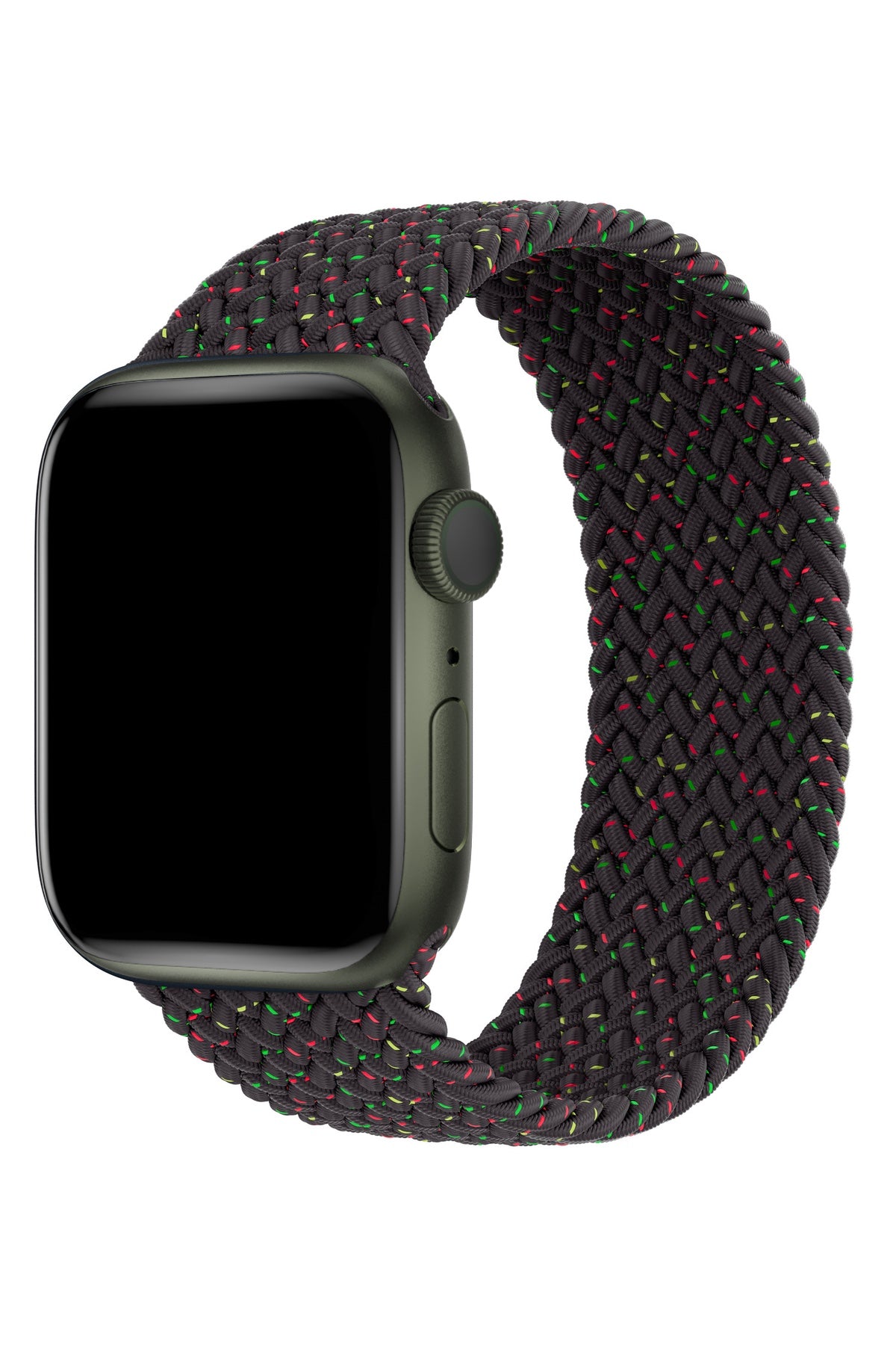 Apple Watch Uyumlu Örgü Loop Kordon Black Night  bikordon