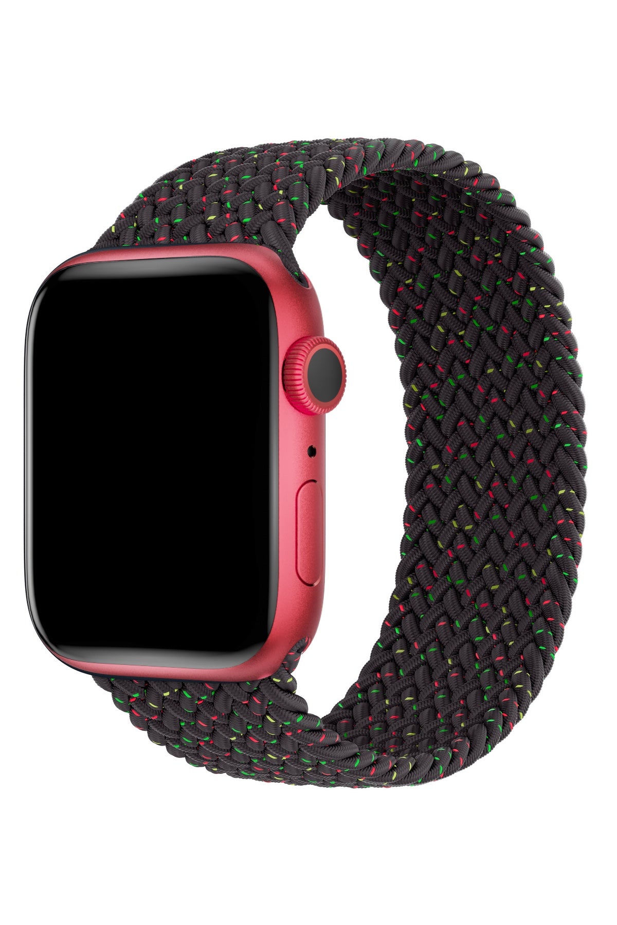 Apple Watch Uyumlu Örgü Loop Kordon Black Night  bikordon