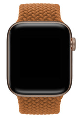 Apple Watch Uyumlu Örgü Loop Kordon Fulvous