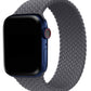 Apple Watch Compatible Braided Loop Band Jet Gray 