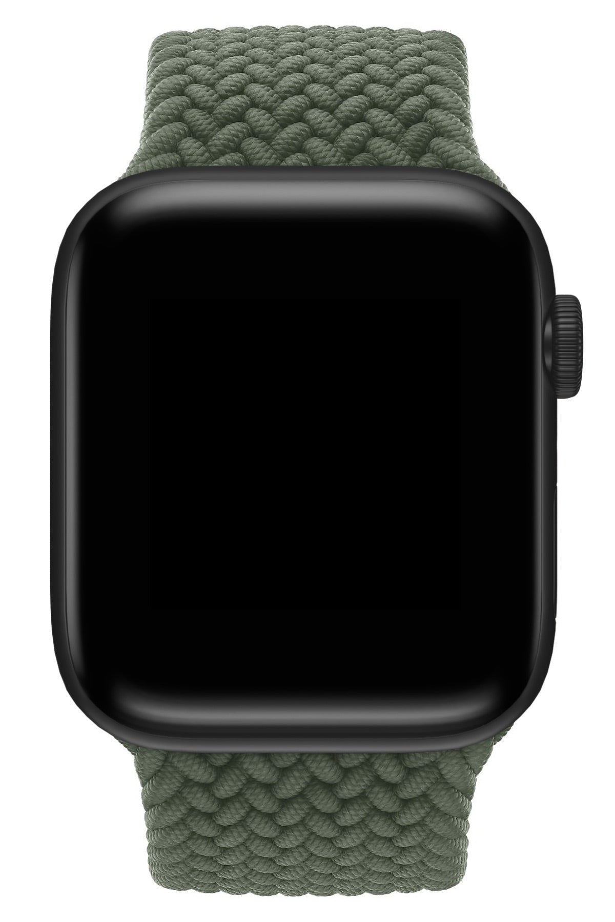 Apple Watch Uyumlu Örgü Loop Kordon Kamuflaj Yeşil  bikordon