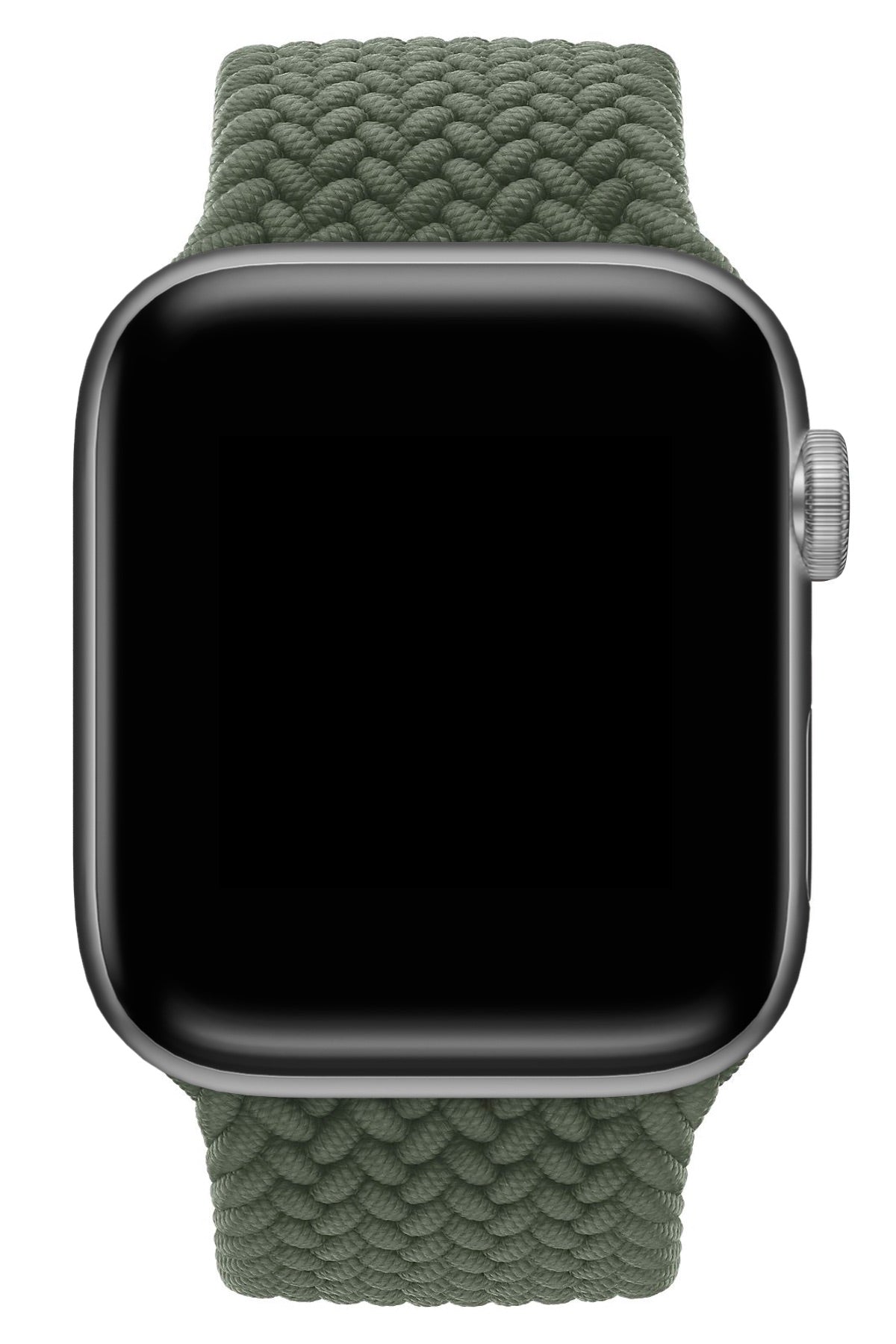 Apple Watch Uyumlu Örgü Loop Kordon Kamuflaj Yeşil  bikordon