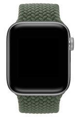 Apple Watch Uyumlu Örgü Loop Kordon Kamuflaj Yeşil