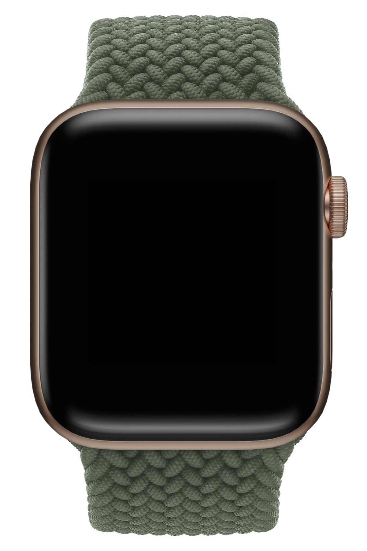 Apple Watch Uyumlu Örgü Loop Kordon Kamuflaj Yeşil  bikordon