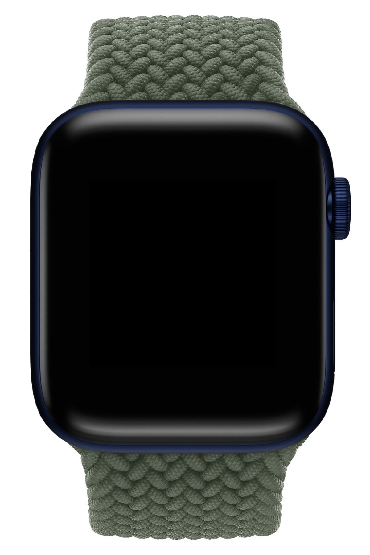 Apple Watch Uyumlu Örgü Loop Kordon Kamuflaj Yeşil  bikordon