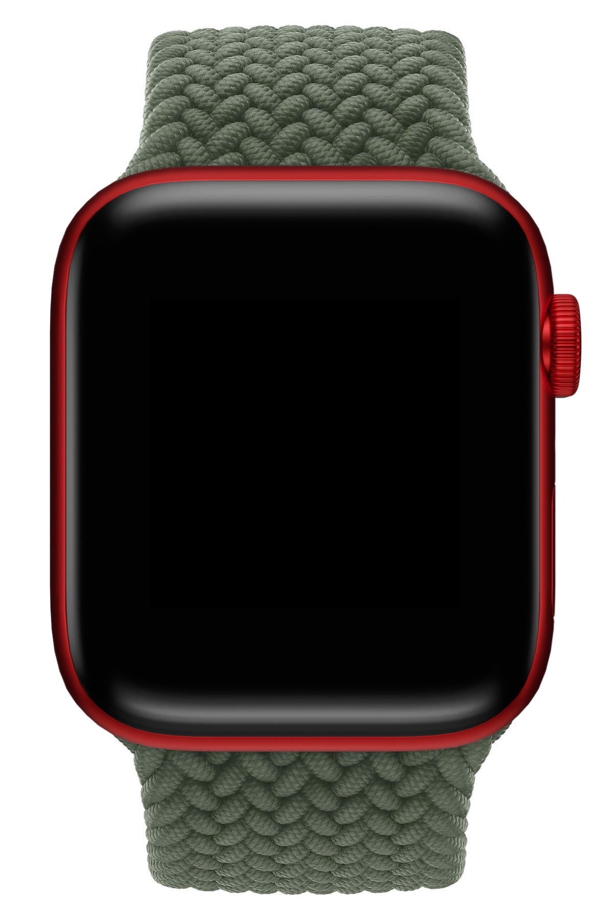 Apple Watch Uyumlu Örgü Loop Kordon Kamuflaj Yeşil  bikordon
