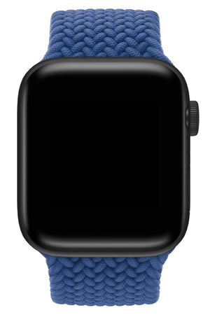 Apple Watch Uyumlu Örgü Loop Kordon Kobalt Mavi