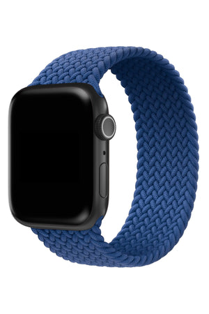 Apple Watch Uyumlu Örgü Loop Kordon Kobalt Mavi  bikordon