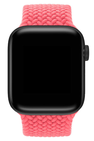Apple Watch Compatible Knit Loop Band Coral Pink 
