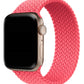 Apple Watch Uyumlu Örgü Loop Kordon Mercan Pembe  bikordon