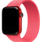 Apple Watch Uyumlu Örgü Loop Kordon Mercan Pembe  bikordon