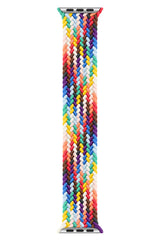 Apple Watch Uyumlu Örgü Loop Kordon Rainbow