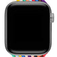 Apple Watch Compatible Braided Loop Band Rainbow 