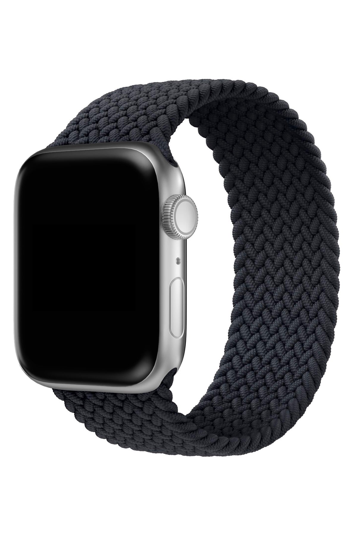 Apple Watch Uyumlu Örgü Loop Kordon Siyah  bikordon