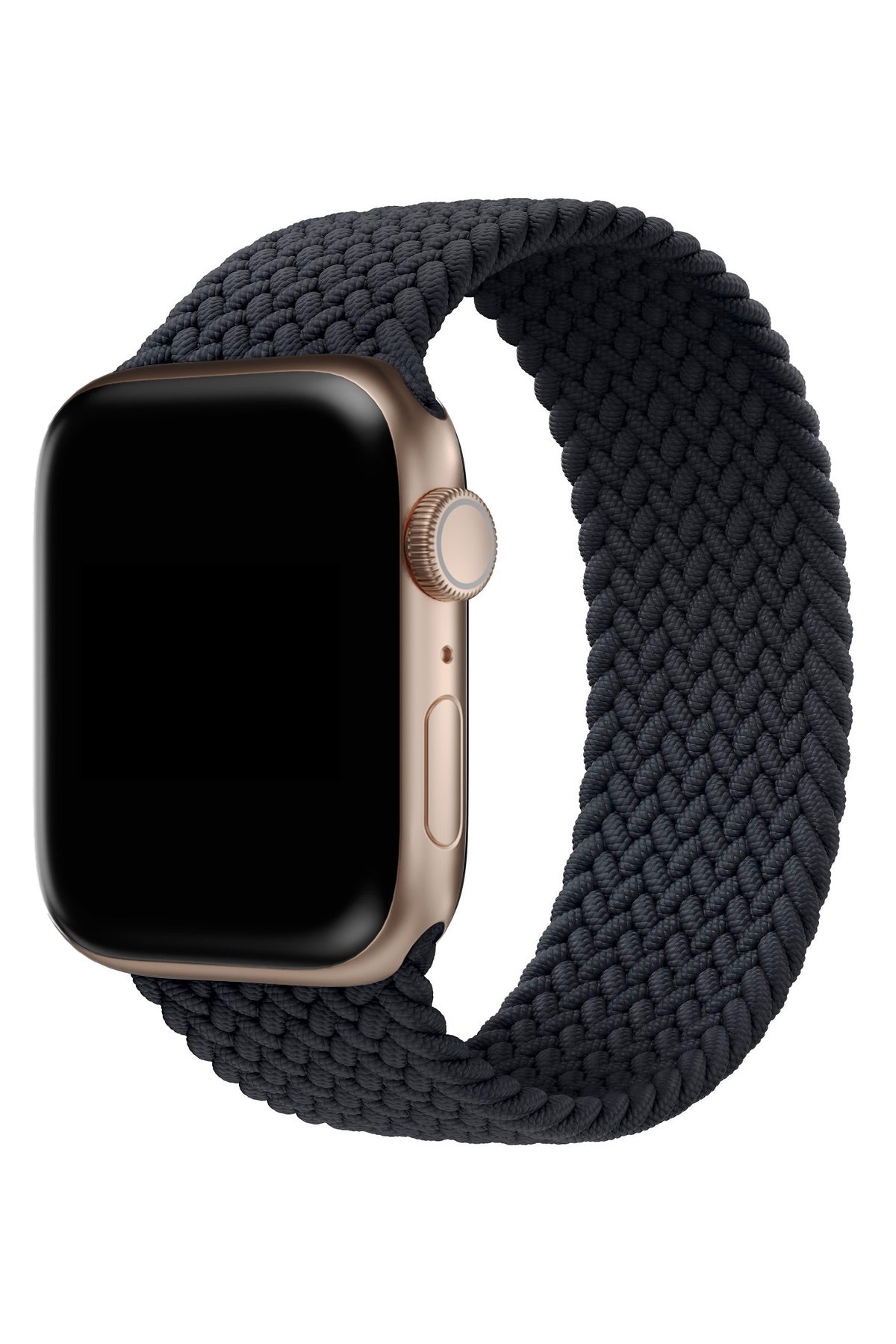 Apple Watch Uyumlu Örgü Loop Kordon Siyah  bikordon