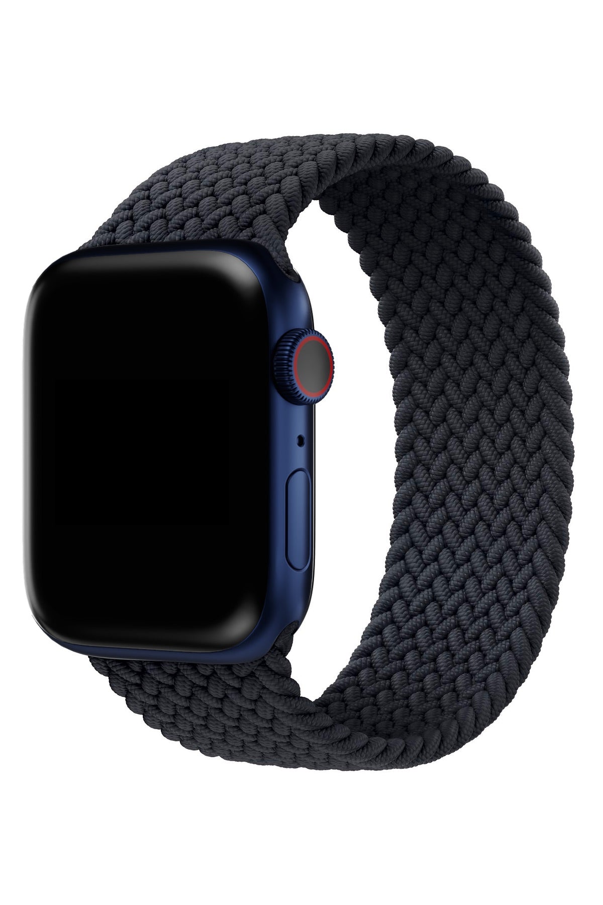 Apple Watch Uyumlu Örgü Loop Kordon Siyah  bikordon