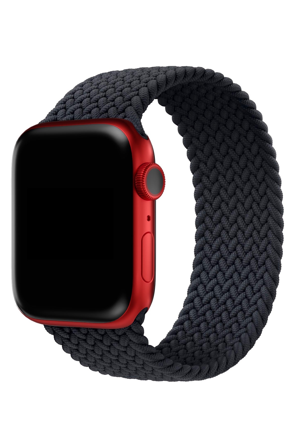 Apple Watch Uyumlu Örgü Loop Kordon Siyah  bikordon
