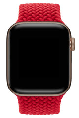 Apple Watch Uyumlu Örgü Loop Kordon Venedik Kırmızı