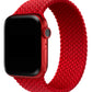 Apple Watch Uyumlu Örgü Loop Kordon Venedik Kırmızı  bikordon