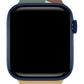 Apple Watch Compatible Silicone Powder Loop Band Dark Rajah 
