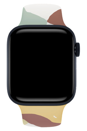 Apple Watch Compatible Silicone Powder Loop Band Rajah 