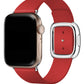 Apple Watch Uyumlu Radius Deri Loop Kordon Alizarin  bikordon