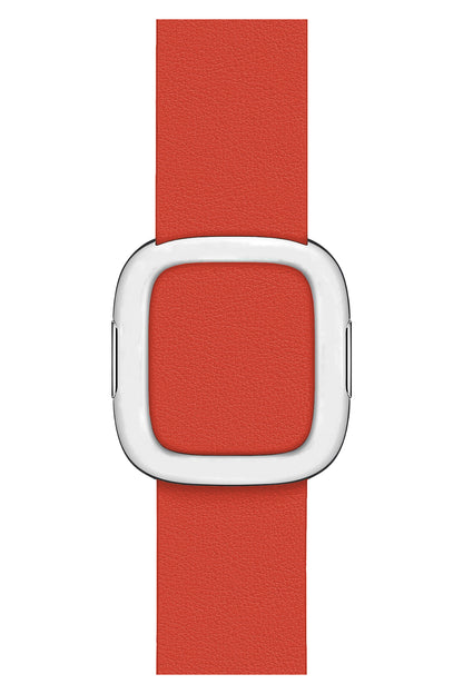 Apple Watch Uyumlu Radius Deri Loop Kordon Coral  bikordon