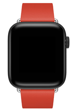 Apple Watch Uyumlu Radius Deri Loop Kordon Coral  bikordon