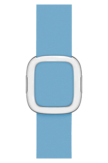 Apple Watch Uyumlu Radius Deri Loop Kordon Cyan  bikordon