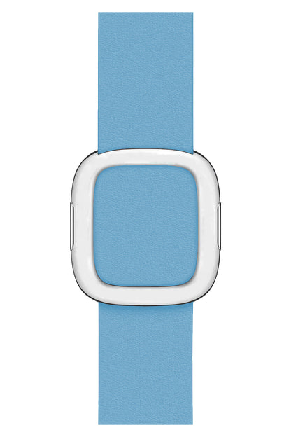 Apple Watch Uyumlu Radius Deri Loop Kordon Cyan