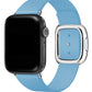Apple Watch Uyumlu Radius Deri Loop Kordon Cyan  bikordon