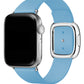 Apple Watch Uyumlu Radius Deri Loop Kordon Cyan