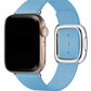 Apple Watch Uyumlu Radius Deri Loop Kordon Cyan  bikordon