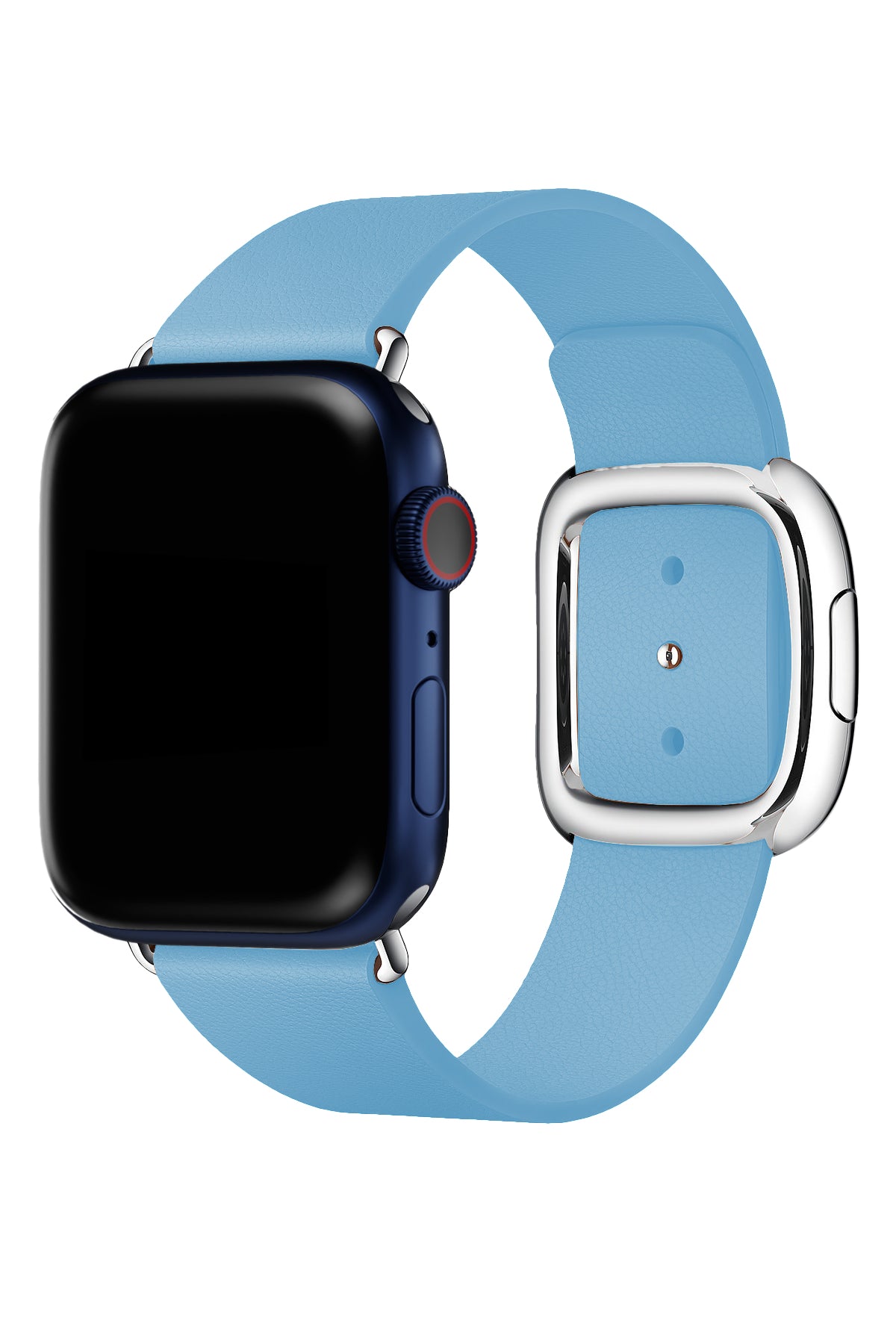 Apple Watch Uyumlu Radius Deri Loop Kordon Cyan  bikordon