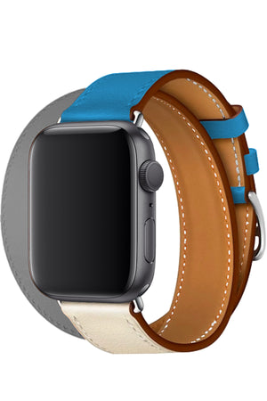 Apple Watch Uyumlu Spiralis Deri Kordon Salda  bikordon